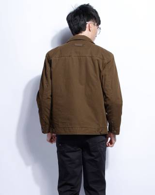 男款<em>深驼色</em>休闲<em>翻领</em>长袖夹克<em>外套</em>-唯品会Pad