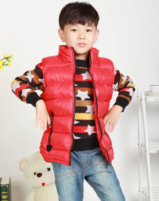 <em>男童</em>红色<em>童装棉衣马甲</em>-唯品会手机版