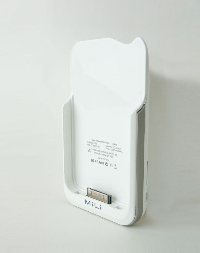 Mili Power Pack4苹果四代手机半包背夹电池3