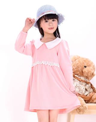 唯品会Pad版 - <em>女童粉色</em>长袖<em>连衣裙</em>