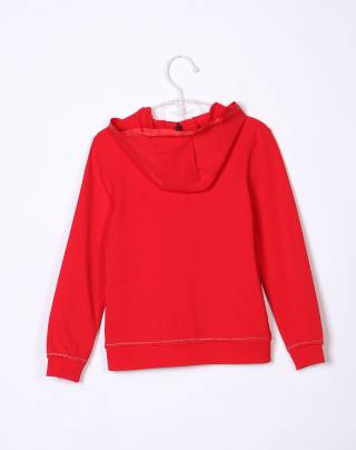 <em>女童</em>连帽拉链<em>红色</em>长袖<em>卫衣</em>-唯品会Pad版